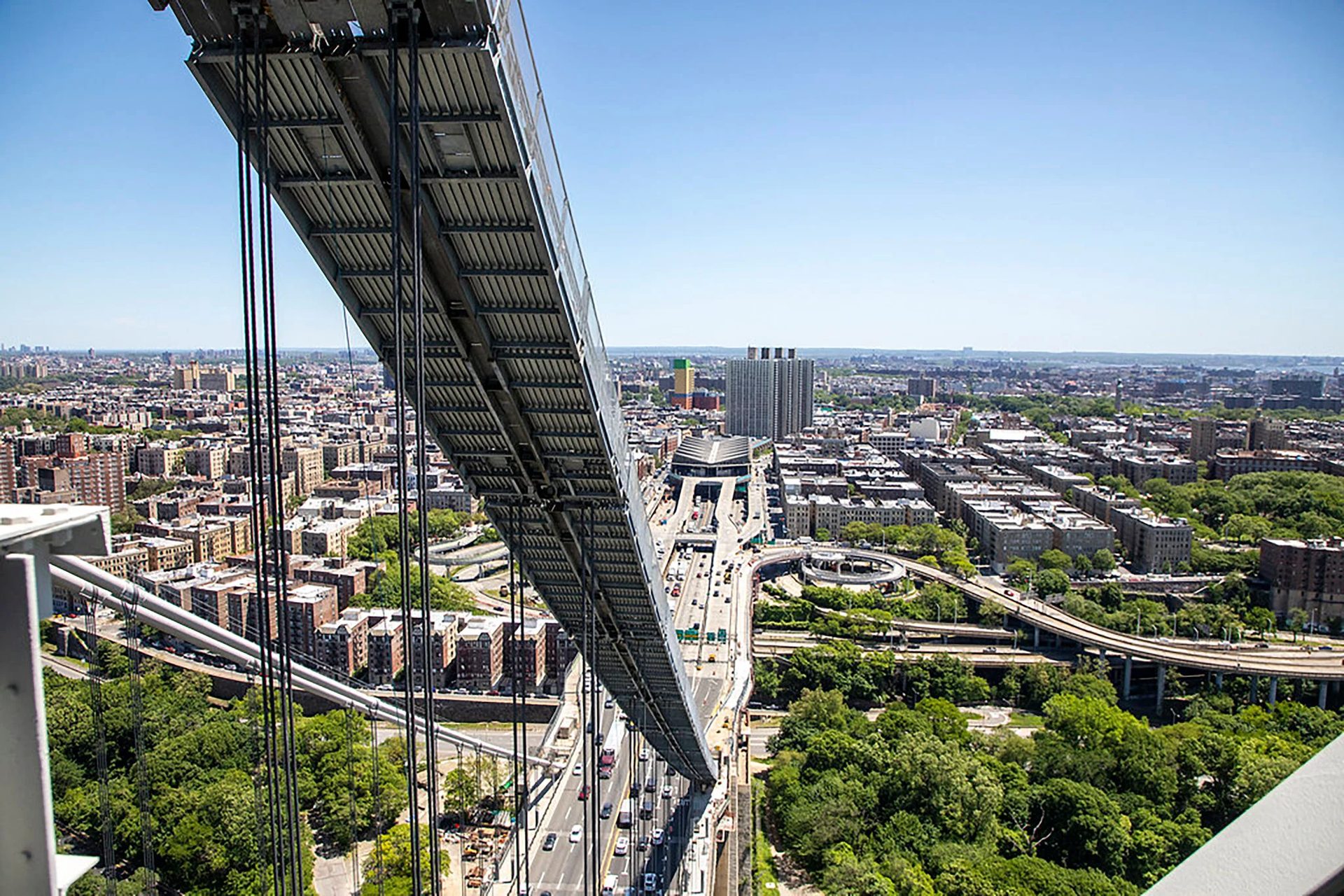 Puente de Nueva York, vista aérea